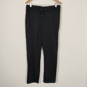 Denver Hayes Black Drawstring Men's Loungewear Pants Size Medium Casual Cotton